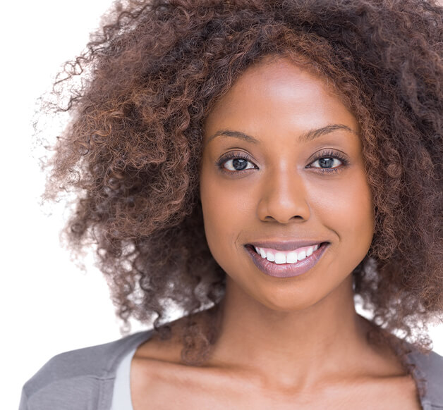 woman with a bright, white smile