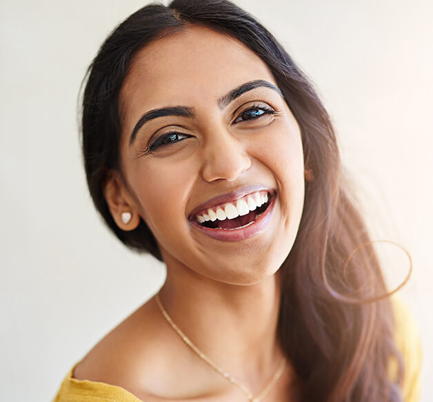 woman with a bright, white smile